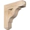 Ekena Millwork Funston Craftsman Smooth Bracket, Douglas Fir, 3 1/2"W x 16"D x 16"H BKT04X16X16FST04SDF - alternate 1